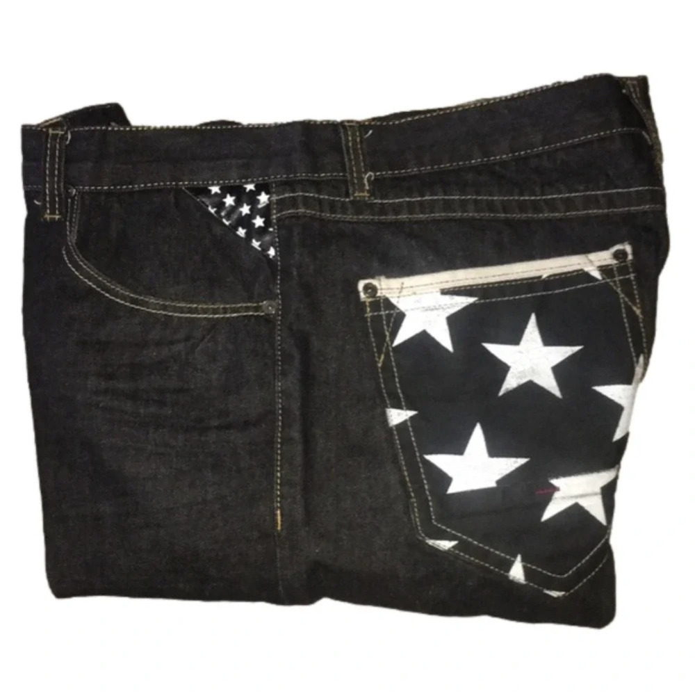 CJ Black Premium Relaxed Straight Star Jeans